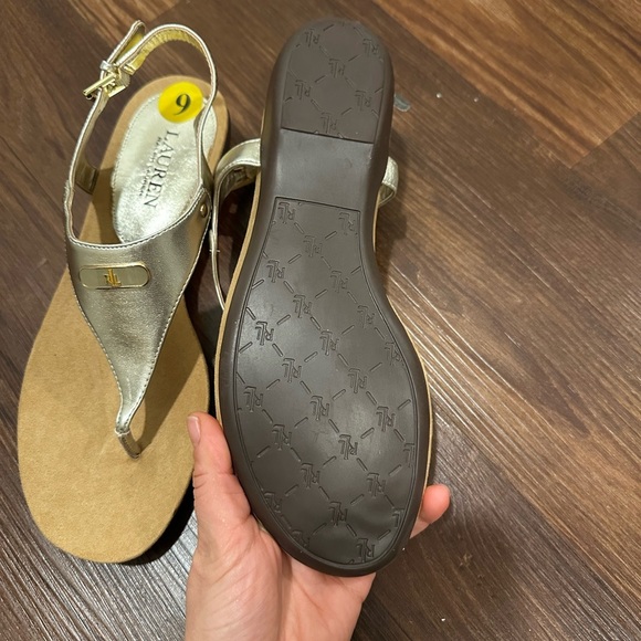 Ralph Lauren Strappy Sandals Size 9 - Picture 3 of 8